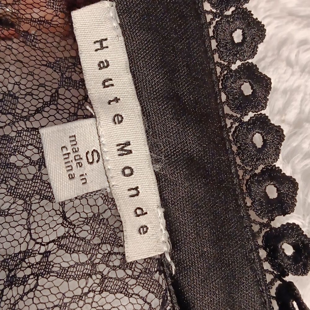 Haute Monde Lace High Neck Body Suit - Picture 6 of 7